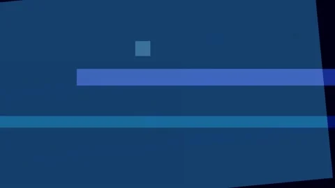 Abstract geometric composition with intersecting blue rectangles and lines .. Stock Footage 335430735