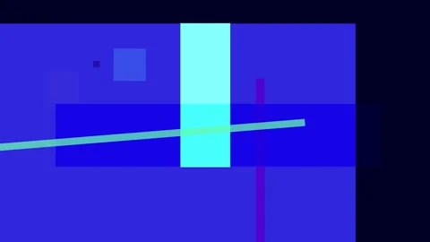 Abstract geometric composition with intersecting lines and rectangles in sh.. Stock Footage 335430767
