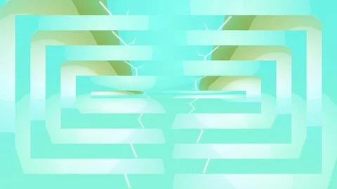 Abstract Geometric Composition with Lightning Stock Footage 331905168