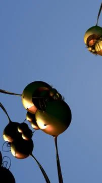 Abstract geometric composition made in 3d software Stock Illustration