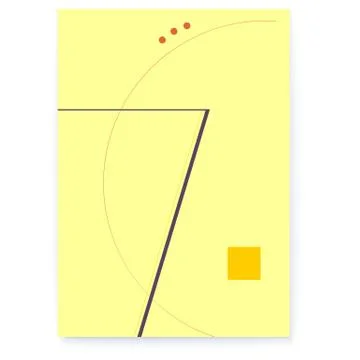 Abstract geometric composition. Minimalistic pattern on banner. Vector 3d Illustrazione stock