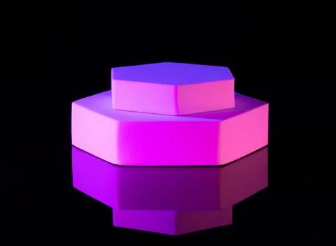 Abstract geometric composition for mockups 写真素材