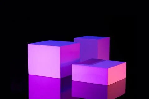 Abstract geometric composition for mockups 写真素材