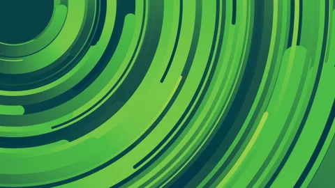 Abstract geometric composition of multicolored circles. 3d render loop animation 스톡 동영상 127570001