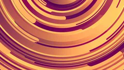 Abstract geometric composition of multicolored circles. 3d render loop animation Stock Footage 132261695
