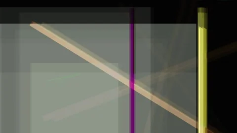 Abstract geometric composition with overlapping gray rectangles and a verti.. Stock Footage 335441854