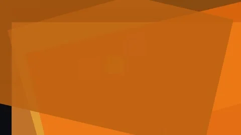 Abstract geometric composition with overlapping orange and black shapes cre.. Video stock 335440688