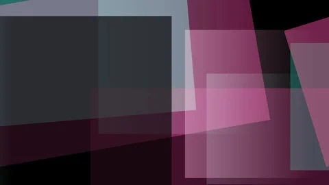 Abstract geometric composition with overlapping planes of dark gray, pink, .. Stock Footage 335440880