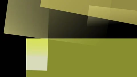 Abstract geometric composition with overlapping planes in shades of yellow .. Stock Footage 335441275