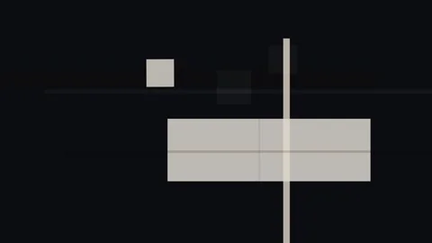 Abstract geometric composition with overlapping rectangles and squares in m.. Stock Footage 335440631