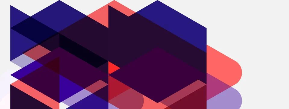 Abstract geometric composition. Overlapping rectangles create dynamic visual 스톡 일러스트