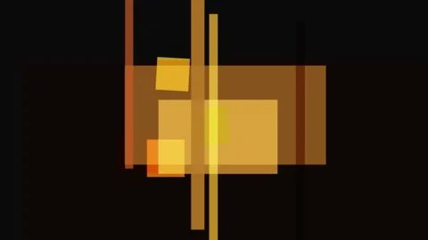 Abstract geometric composition with overlapping squares and vertical lines .. Stock Footage 335431076