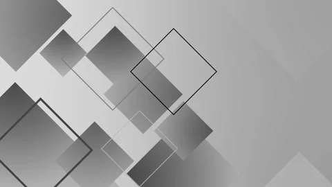 Abstract geometric composition of overlapping squares and rectangle teal gr.. Stock Footage 337003505