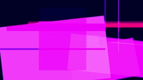 Abstract geometric composition with overlapping translucent pink rectangles.. Stock Footage 335430739