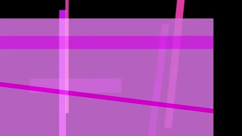 Abstract geometric composition with overlapping translucent purple and mage.. Stock Footage 335430843