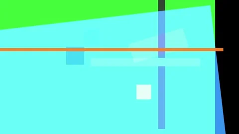 Abstract geometric composition with overlapping translucent rectangles and .. Stock Footage 335430845