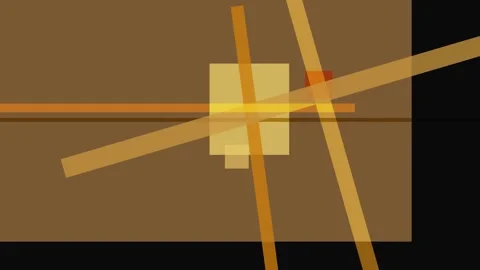 Abstract geometric composition with overlapping translucent shapes and line.. Stock Footage 335431087