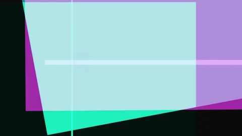 Abstract geometric composition with overlapping translucent rectangles in p.. Stock Footage 335431105