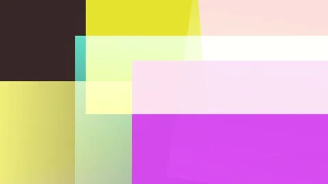 Abstract geometric composition with overlapping translucent rectangles in p.. Stock Footage 335441420