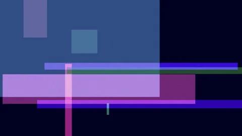 Abstract geometric composition with overlapping translucent rectangles and .. Stock Footage 335441720