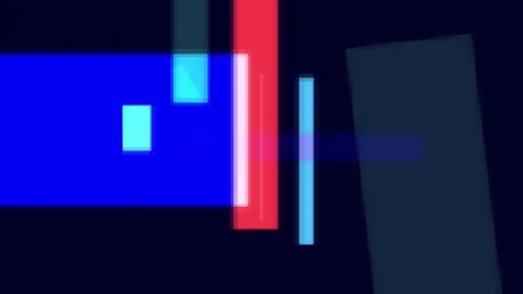 Abstract geometric composition with overlapping translucent rectangles and .. Stock Footage 335442027