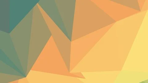 Abstract geometric composition with overlapping triangles in warm orange yell Иллюстрация