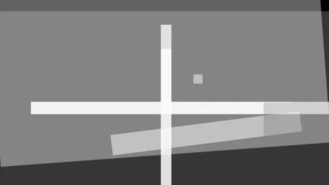 Abstract geometric composition with overlapping white and gray rectangles a.. Stock Footage 335430907