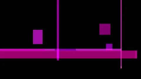 Abstract geometric composition with purple and pink rectangles and lines on.. Stock Footage 335430647