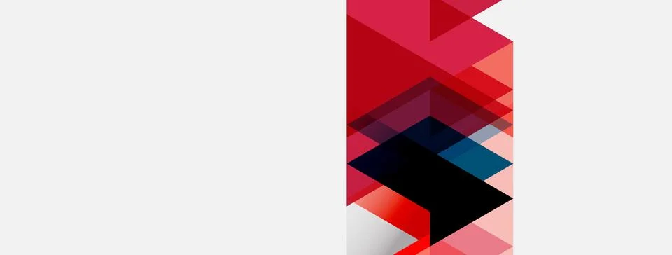 Abstract geometric composition. Rectangles overlap, creating dynamic visual 스톡 일러스트