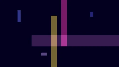 Abstract geometric composition with vertical and horizontal bars in dark bl.. Stock Footage 335441398