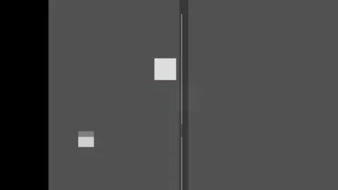 Abstract geometric composition with vertical lines and squares on a dark gr.. Stock Footage 335430917