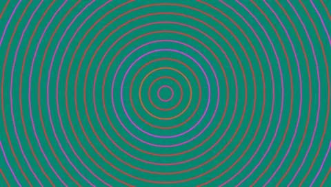 Abstract Geometric Concentric Circles Optical Illusion Background 스톡 일러스트
