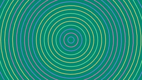 Abstract Geometric Concentric Circles Optical Illusion Background 스톡 일러스트