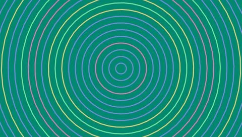 Abstract Geometric Concentric Circles Optical Illusion Background 스톡 일러스트
