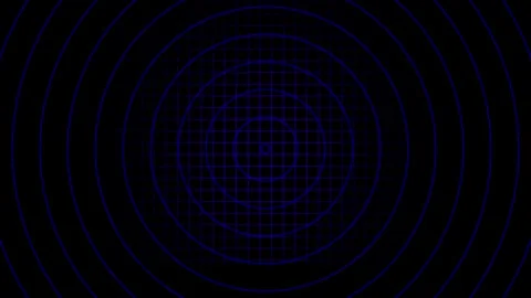 Abstract Geometric Concentric Grid Pattern Stock Footage 332984251