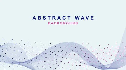 Abstract geometric connected dots and lines with wave flow 스톡 일러스트