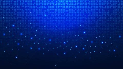 Abstract geometric with connected dots and lines for futuristic network Stock Illustration