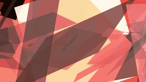 Abstract geometric corporate background loop with shifting red white shapes Stock Footage 346763373