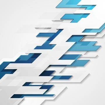 Abstract geometric corporate technology background Stock Illustration