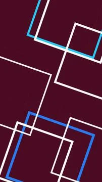 Abstract geometric cross pattern on a deep maroon background, featuring cri.. Stock-Illustration