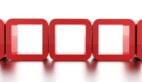 Abstract geometric cubes concept rendered Stock Illustration