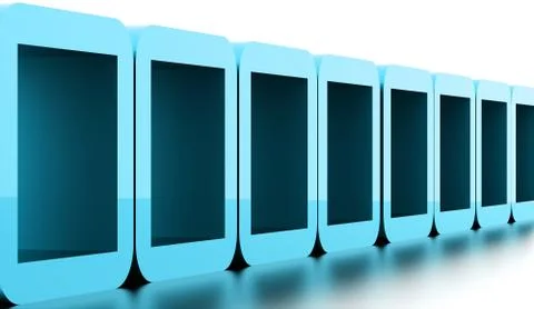 Abstract geometric cubes concept rendered Stock Illustration