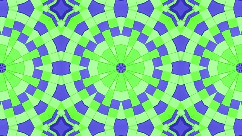 Abstract geometric  cubes pattern background. Abstract Stripes Kaleidoscope L Video stock 157994066