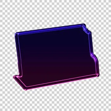 Abstract geometric dark gradient background with purple light streaks and lens Stockillustratie