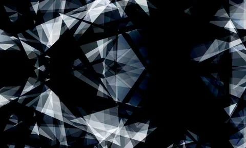 Abstract geometric dark polygon background. clean shape. Stock Illustration