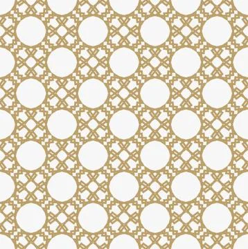 Abstract geometric decoration pattern with lines. A seamless vector backgroun Stock Illustration