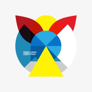 Abstract geometric design. Applicable for banners, placards, posters, flyers. Stock Illustration