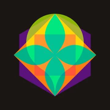 Abstract geometric design. Applicable for banners, placards, posters, flyers. Stock Illustration