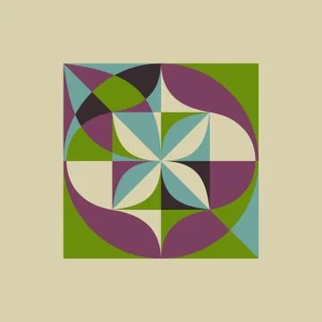 Abstract geometric design. Applicable for banners, placards, posters, flyers. Stock Illustration
