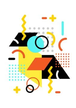 Abstract geometric design background. Art template (Original) Stock Illustration